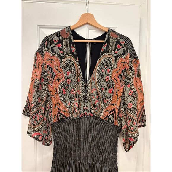 Anthropologie bl-nk Jumpsuit Size M Boho Stevie Nicks Gypsy - Picture 2 of 7